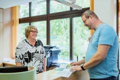 Begrüßung in der Klinik Eichholz