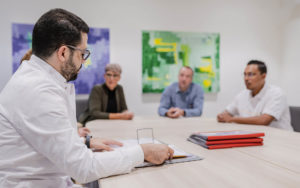 Austausch im Ärzte Team